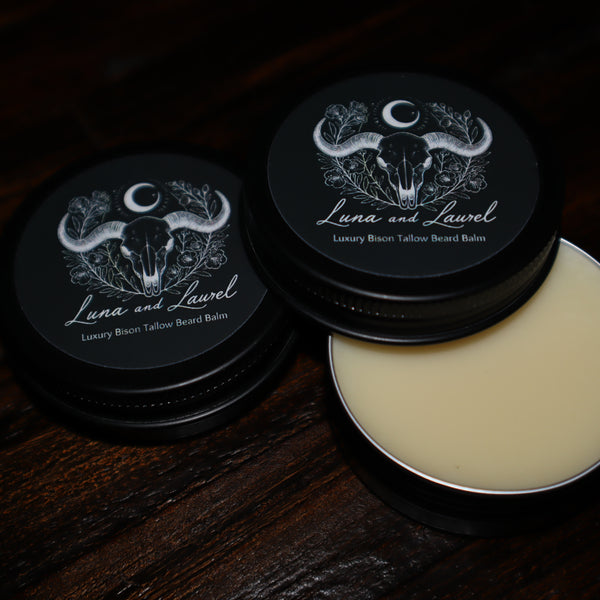 Luna and Laurel Luxury Bison Tallow Beard Balm - Discovery Size (1oz)